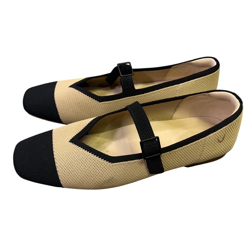 Elegant Two-Tone Flats - Picture 2 of 8